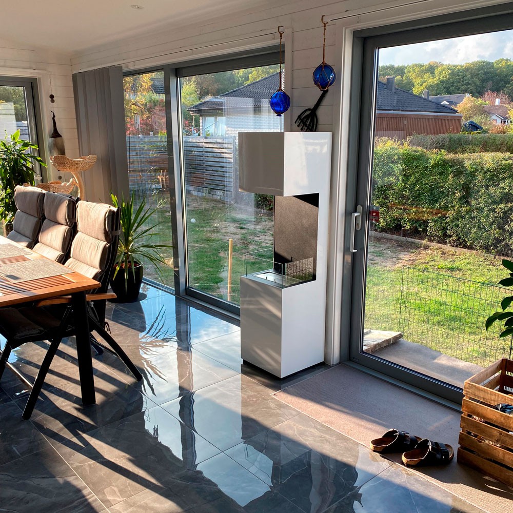 Open 3-zijdige biohaard - Wit