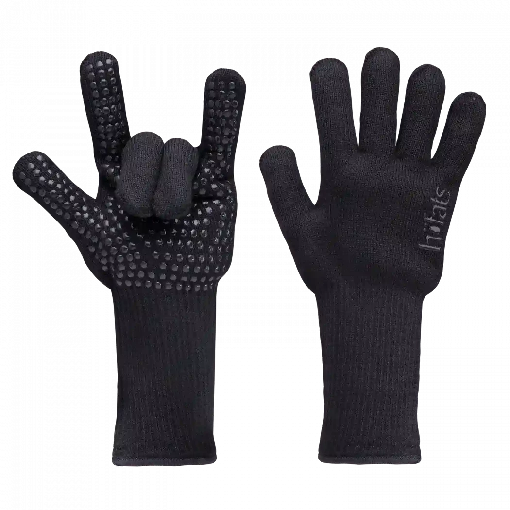 Vuurvaste Handschoenen Aramid | Höfats | Kleding voor buiten koken | Zwart