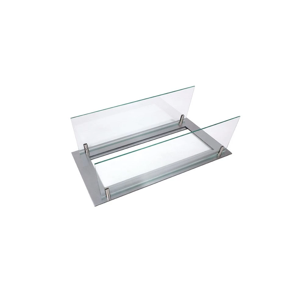 Inbouwprofiel voor een 45 cm brander | | Bouwmaterialen voor een bio-ethanol haard | Staal