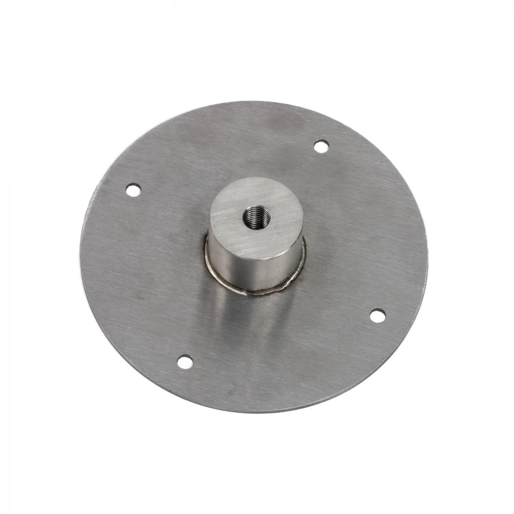 Plafondbeugel voor vlak plafond - Staal | | Accessoires voor een bio-ethanol haard | Geborsteld staal