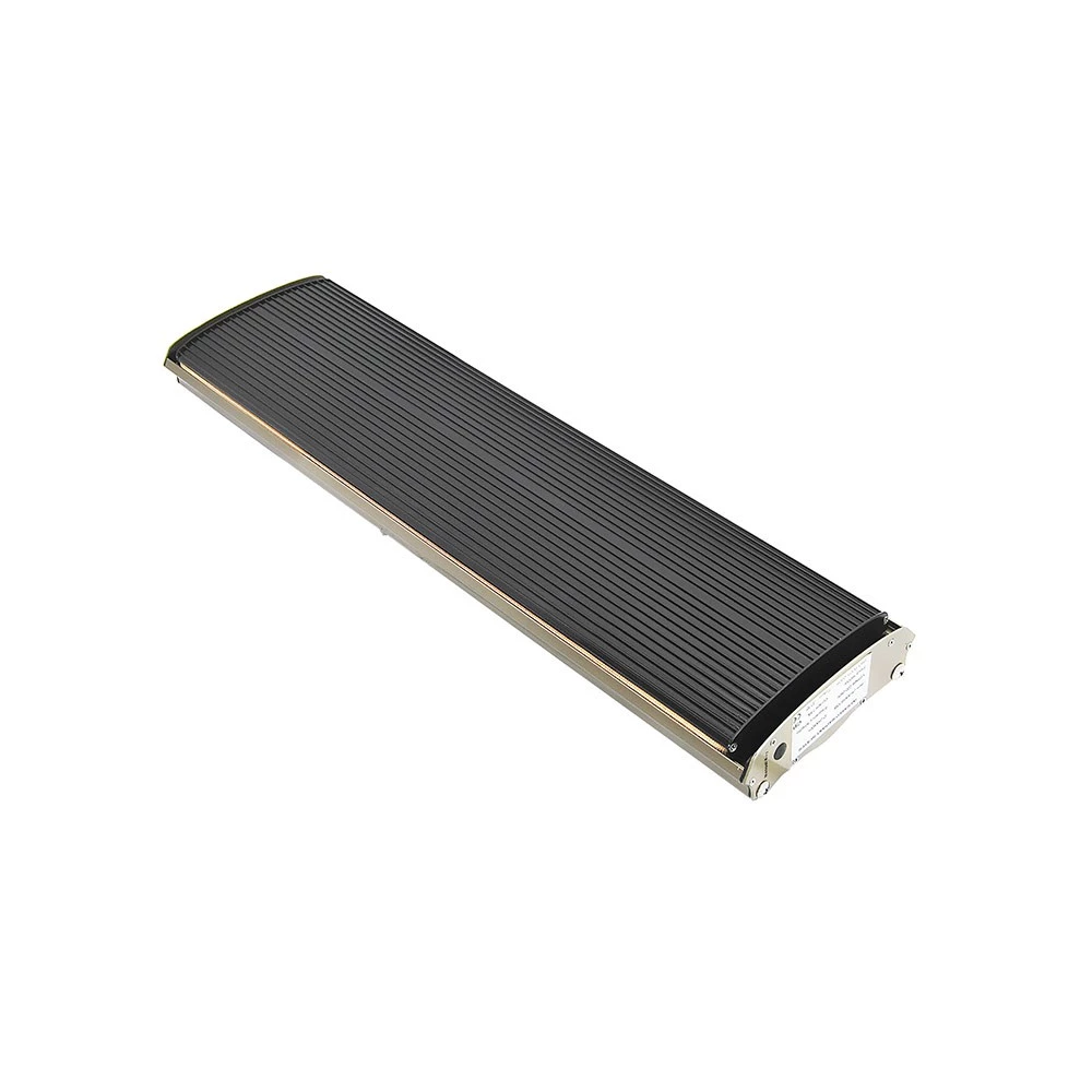 Heatbar 1000 | Heation | Hangende elektrische terrasverwarmer , Muur-gemonteerde elektrische terrasverwarmer | Zwart