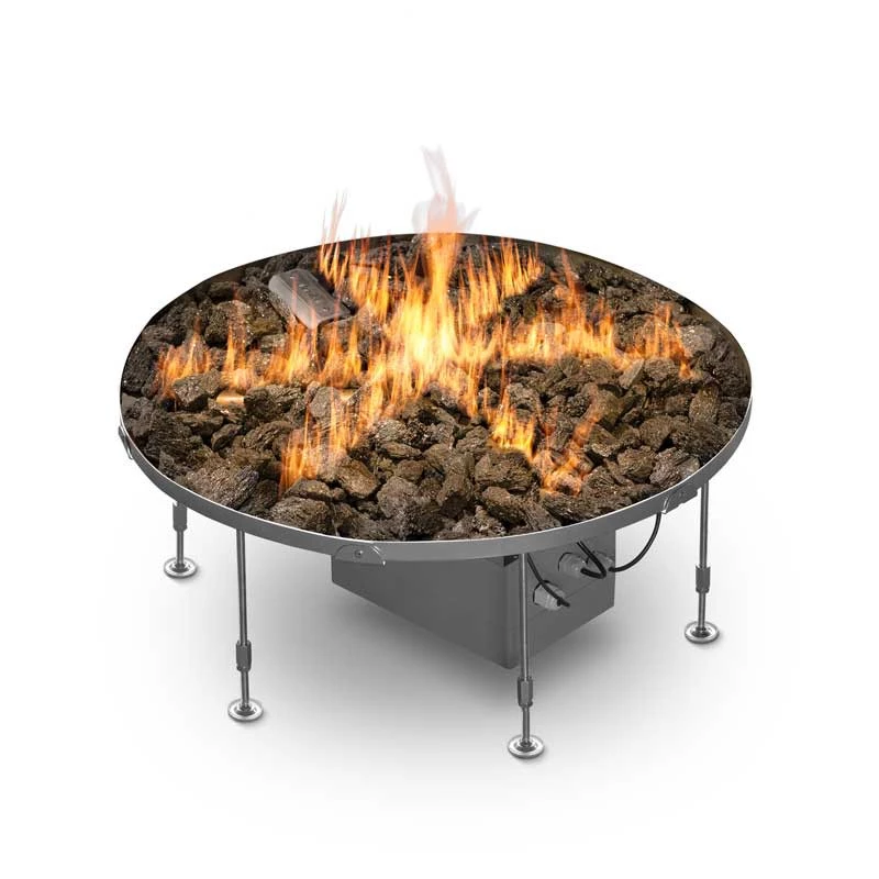 Galio Star Insert Automatic | Planika Fires | stervormige gasbrander | Buiten haardproject