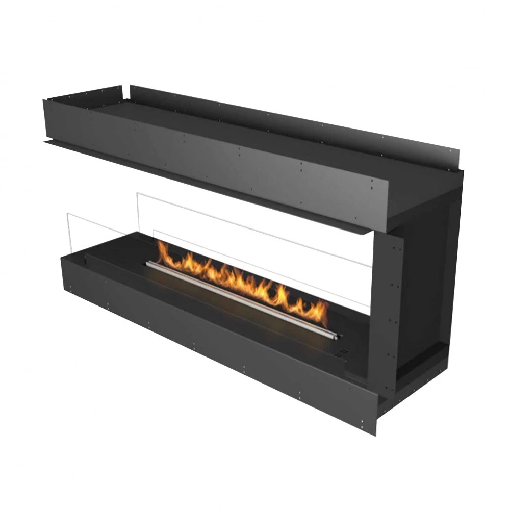 Forma 1500 Room Divider | Planika Fires | kamerverdeler haard | driezijdige haard | bioethanol haard