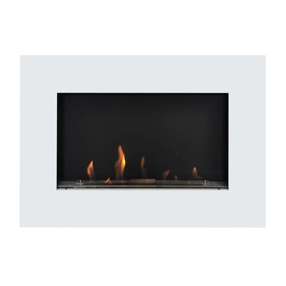 Murus 800 - Glossy White | ScandiFlames | Hangende bio-ethanol haard | Wit