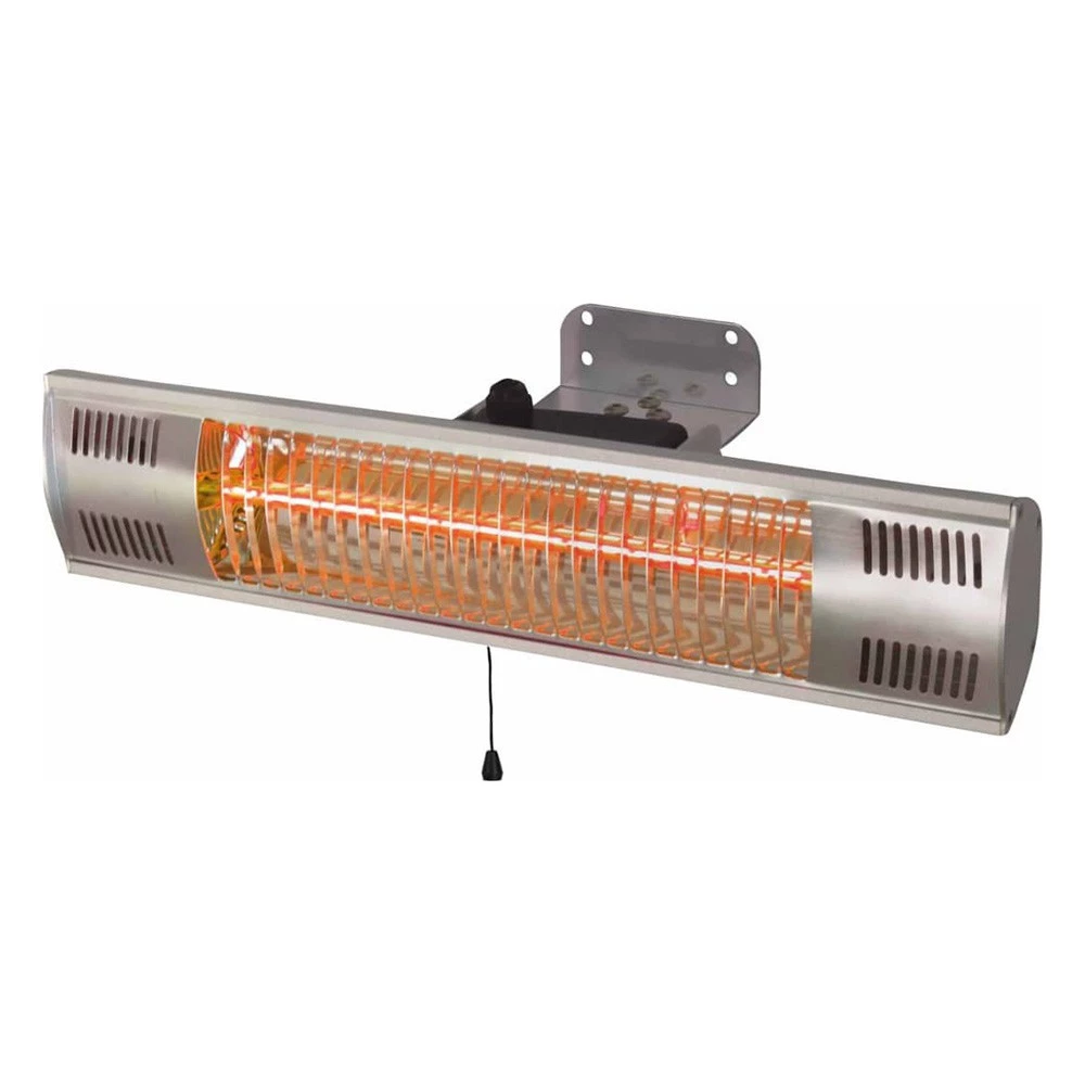 Vigo hangende terrasverwarmer 1500W | | Muur-gemonteerde elektrische terrasverwarmer | Aluminium