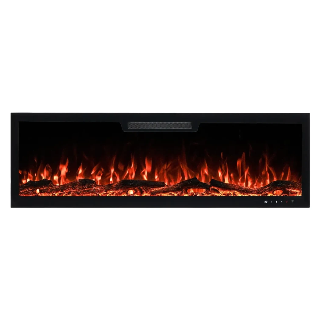 Aflamo Elite 127 cm Elektrische Haard – Wandgemonteerd, LED Vlam, 10 Kleuren, 1,5 kW Warmteafgifte