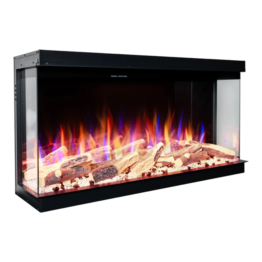Superb 33 Elektrische Haard – 5 vlamkleuren, Energiezuinige LED, Wandgemonteerd, Afstandsbediening