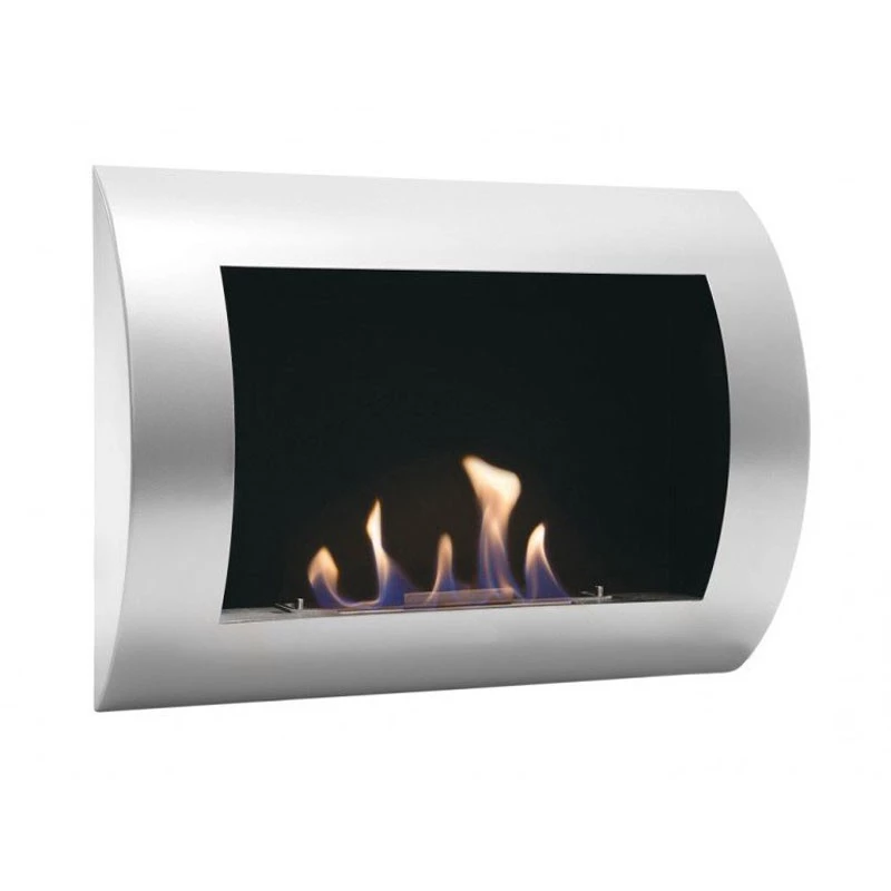 Ocean - Goedkope bio-ethanol muur haard | ScandiFlames | Hangende bio-ethanol haard | Grijs