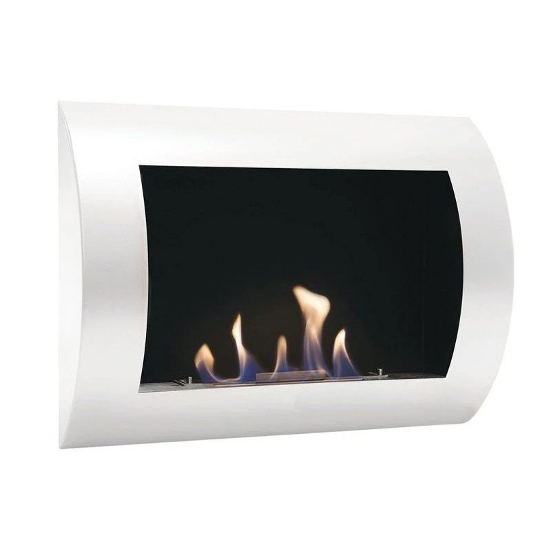 Ocean - Goedkope witte bio-ethanol haard | ScandiFlames | Hangende bio-ethanol haard | Wit