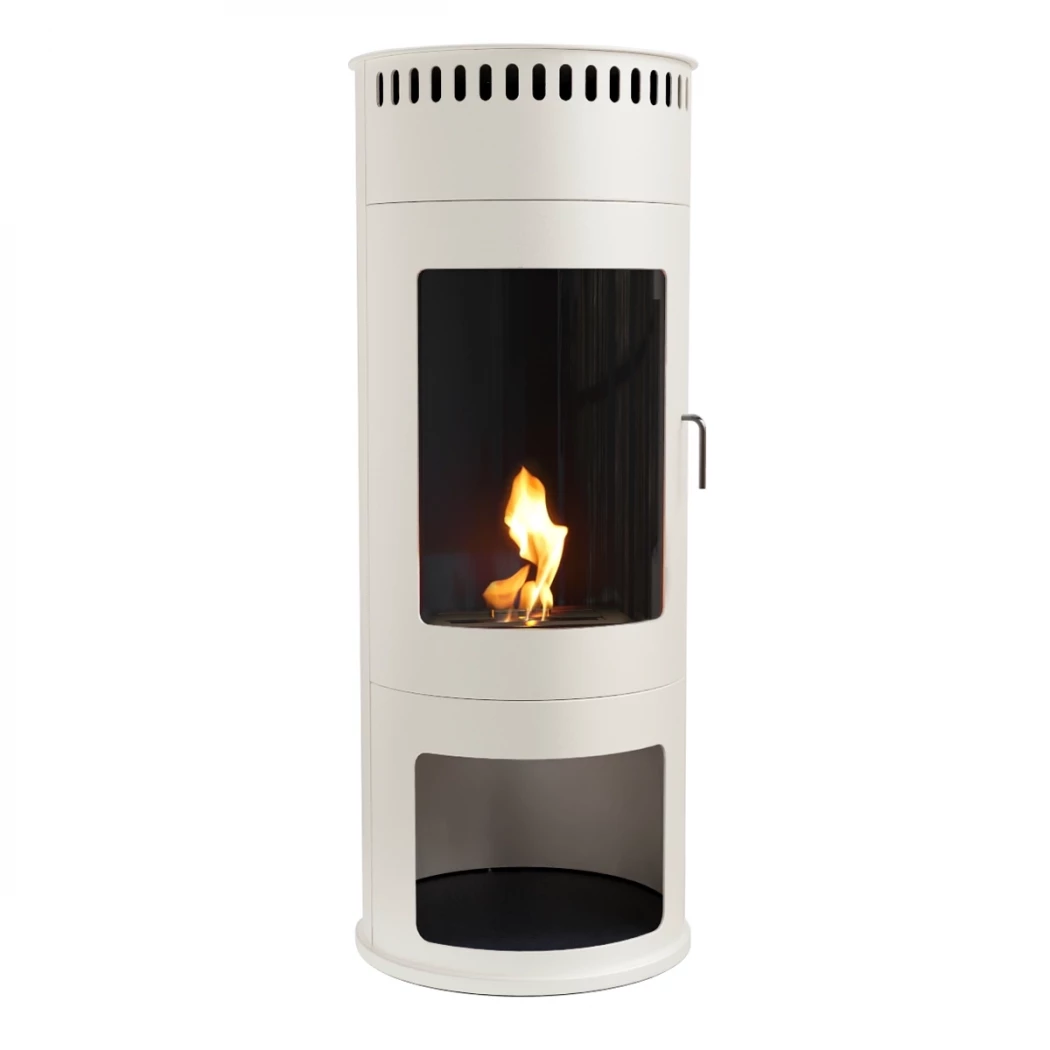 Washington - Witte bio-ethanol kachel | ScandiFlames | Bio-ethanol kachel | Zwart
