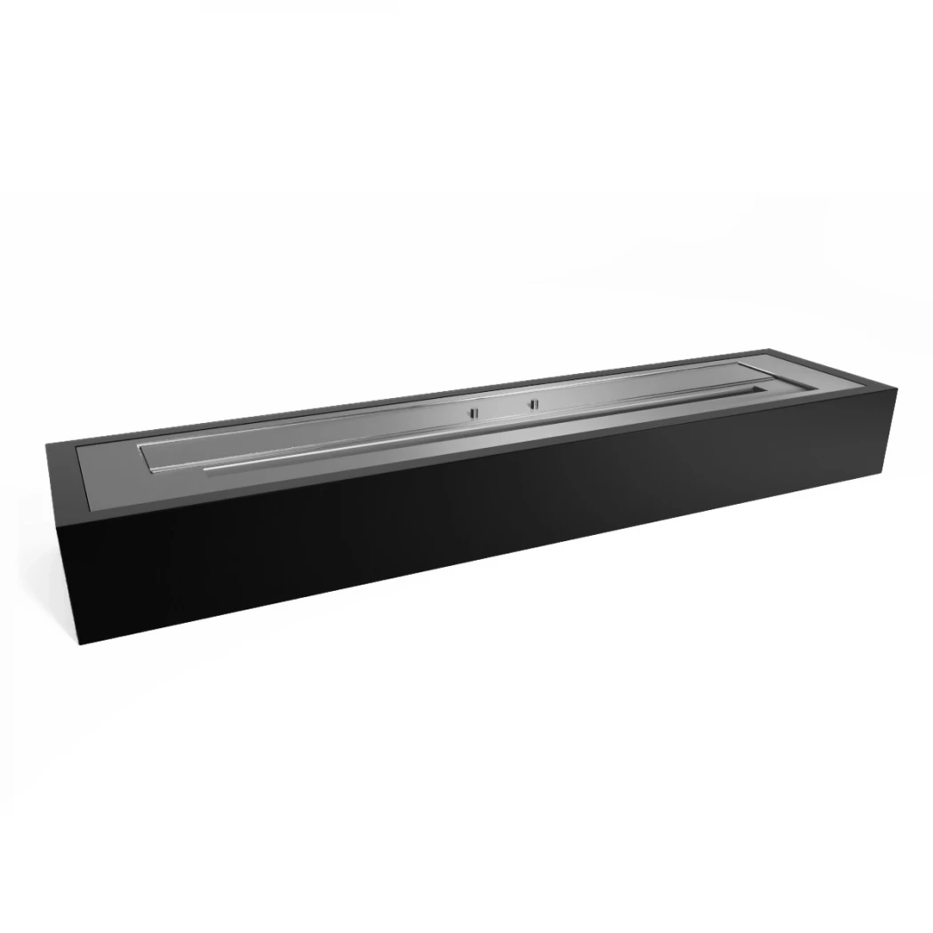 Biobrander open haard - 85 cm | ScandiFlames | Inzet voor bestaande open haard | Zwart