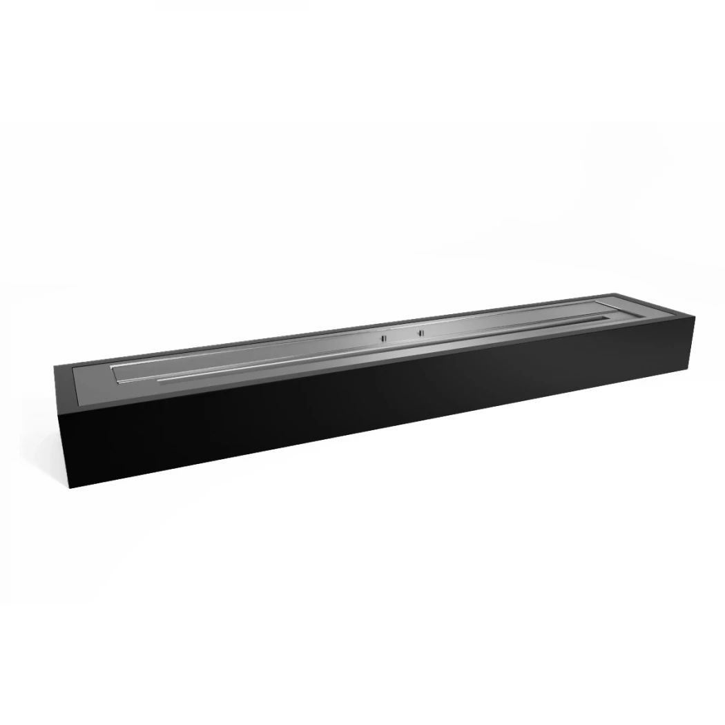 Bio-ethanol brander - 105 cm | ScandiFlames | Inzet voor bestaande open haard | Zwart