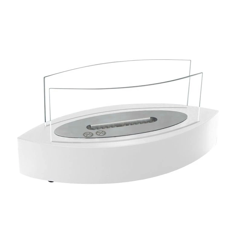 Ovale bio-ethanol tafelhaard -Wit | ScandiFlames | Bio-ethanol tafelhaard | Wit