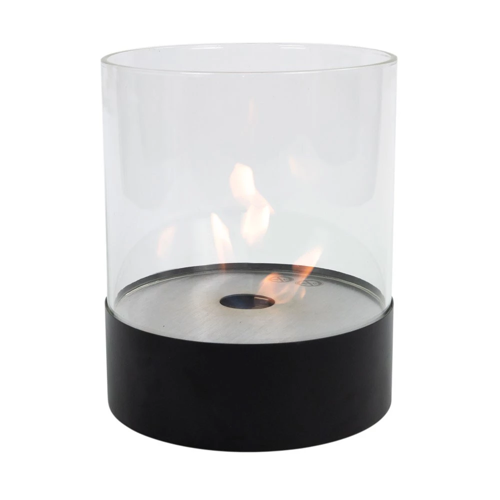 Southwark Black - Ronde Bio-ethanol Tafelhaard | ScandiFlames | Bio-ethanol tafelhaard | Zwart