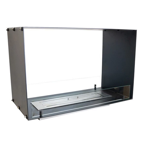 Foco Two 800 | Foco | 2-zijdige inbouw bio-ethanol haard | Zwart