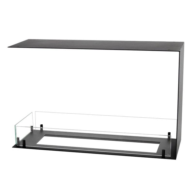 Foco Room Divider 800 Medium | Foco | 2-zijdige inbouw bio-ethanol haard | Zwart