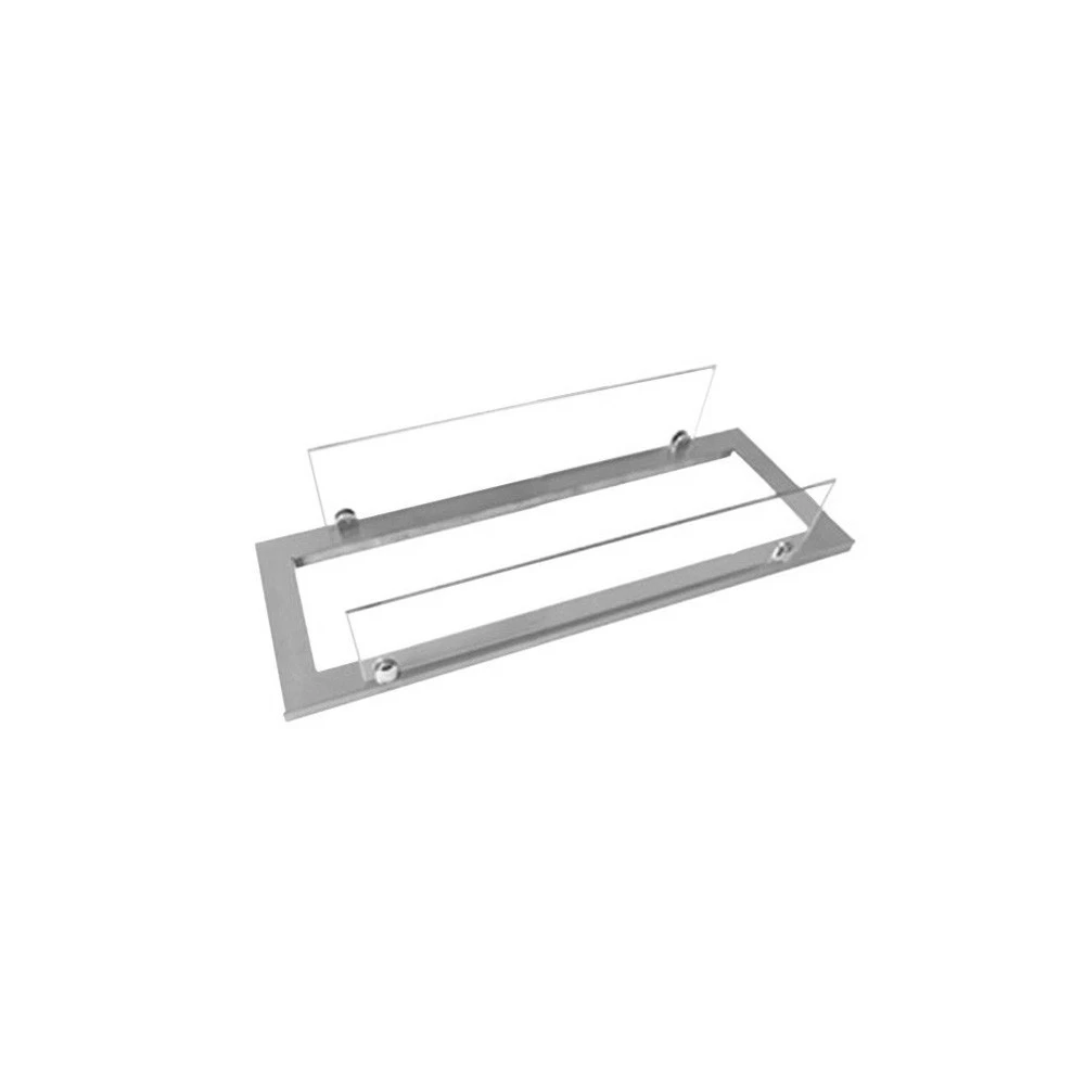 Stalen frame met glas - 45 cm | ScandiFlames | Bouwmaterialen voor een bio-ethanol haard | Staal