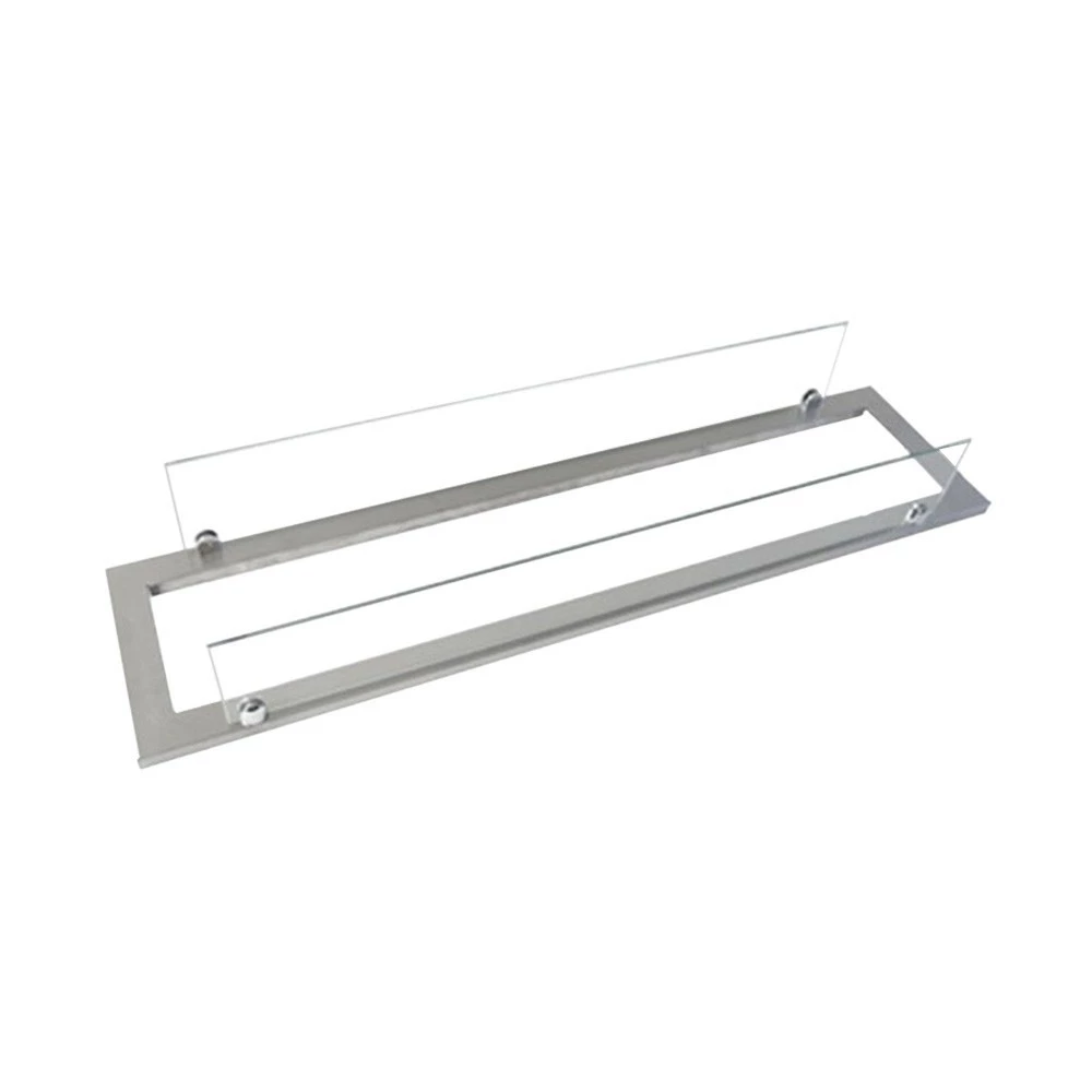 Stalen frame met glas - 80 cm | ScandiFlames | Bouwmaterialen voor een bio-ethanol haard | Staal