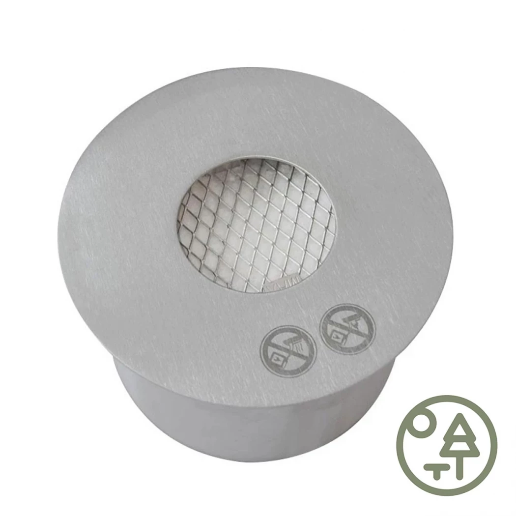 Ronde 2,5 liter bio-ethanol haard brander voor buiten | ScandiFlames | Ronde handmatige bio-ethanol brander | Staal