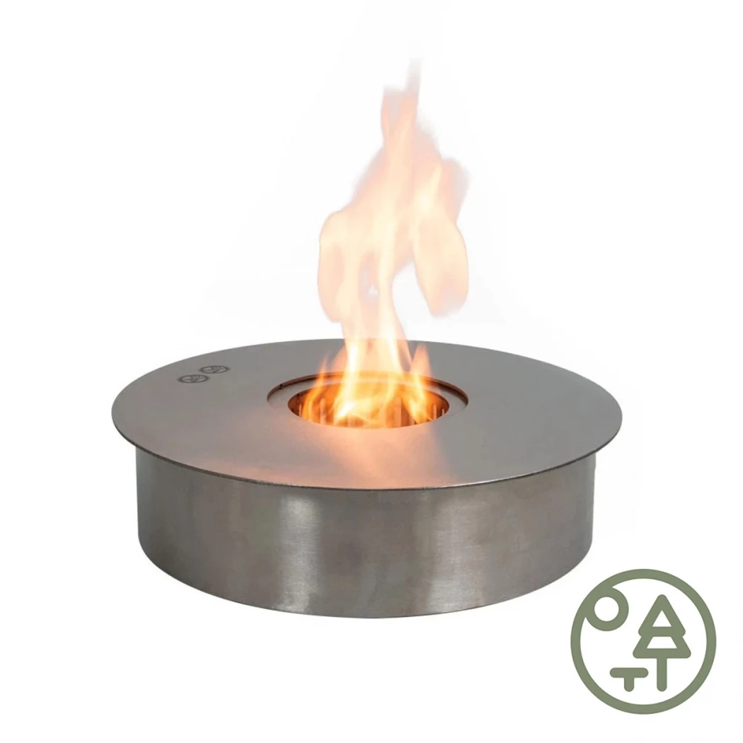 Grote Ronde Bioethanol Brander voor Buiten - 38 cm | ScandiFlames | Ronde handmatige bio-ethanol brander | Staal