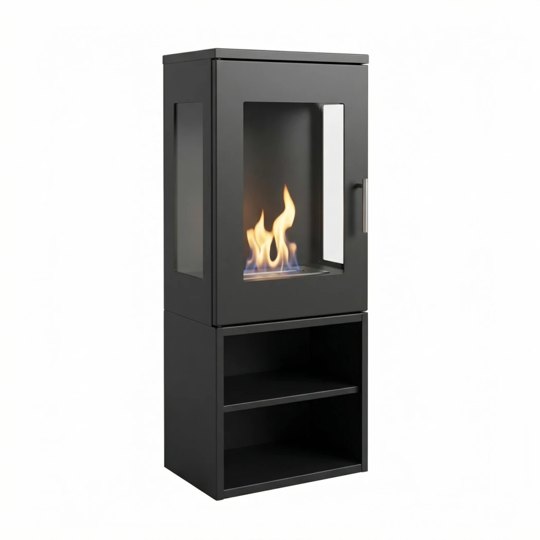 Cheyenne - Bio-ethanol Haard | ScandiFlames | Bio-ethanol kachel | Zwart