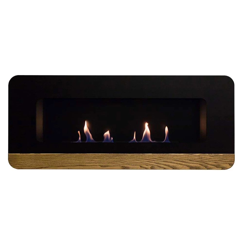 Cora Duo - zwart | Nordlys Denmark | Hangende bio-ethanol haard | Zwart
