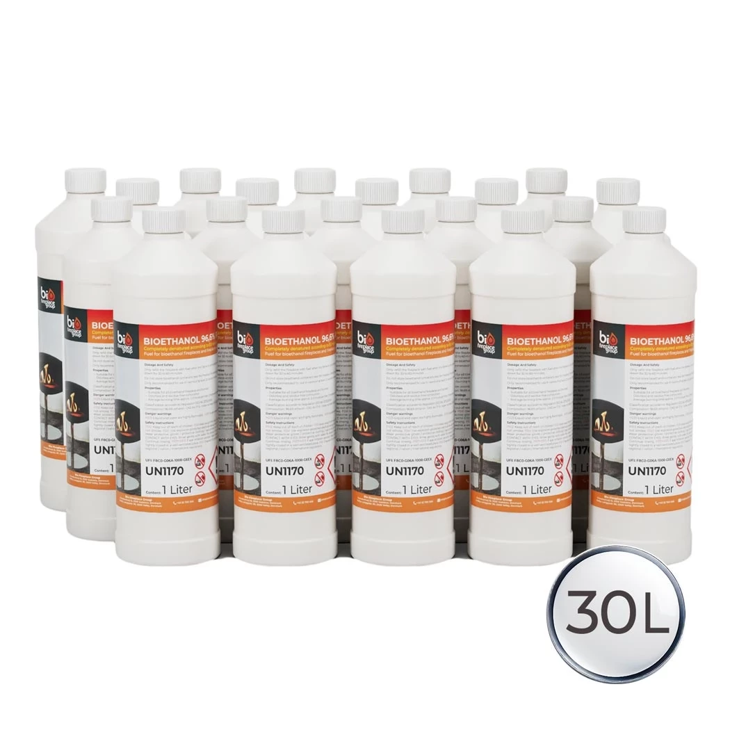 Bioethanol – 30 Liter | Premium Bioethanol voor Bioethanol Haarden 96,6% alcohol