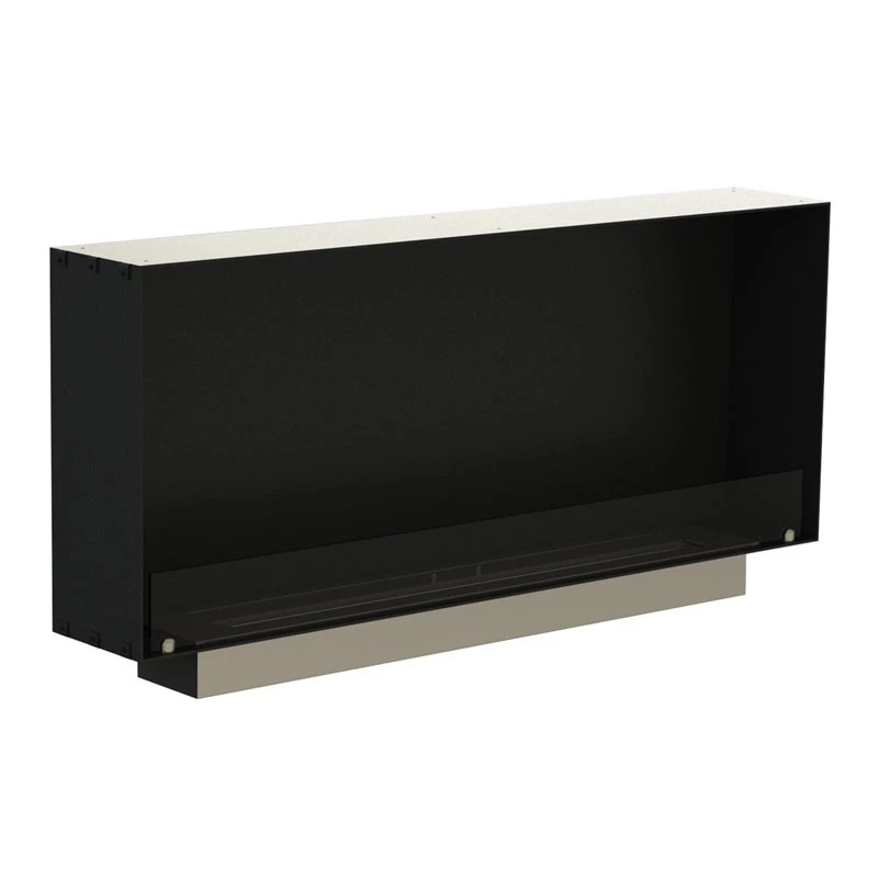 Foco One 1200 Slim | Foco | 1-zijdige inbouw bio-ethanol haard | Zwart
