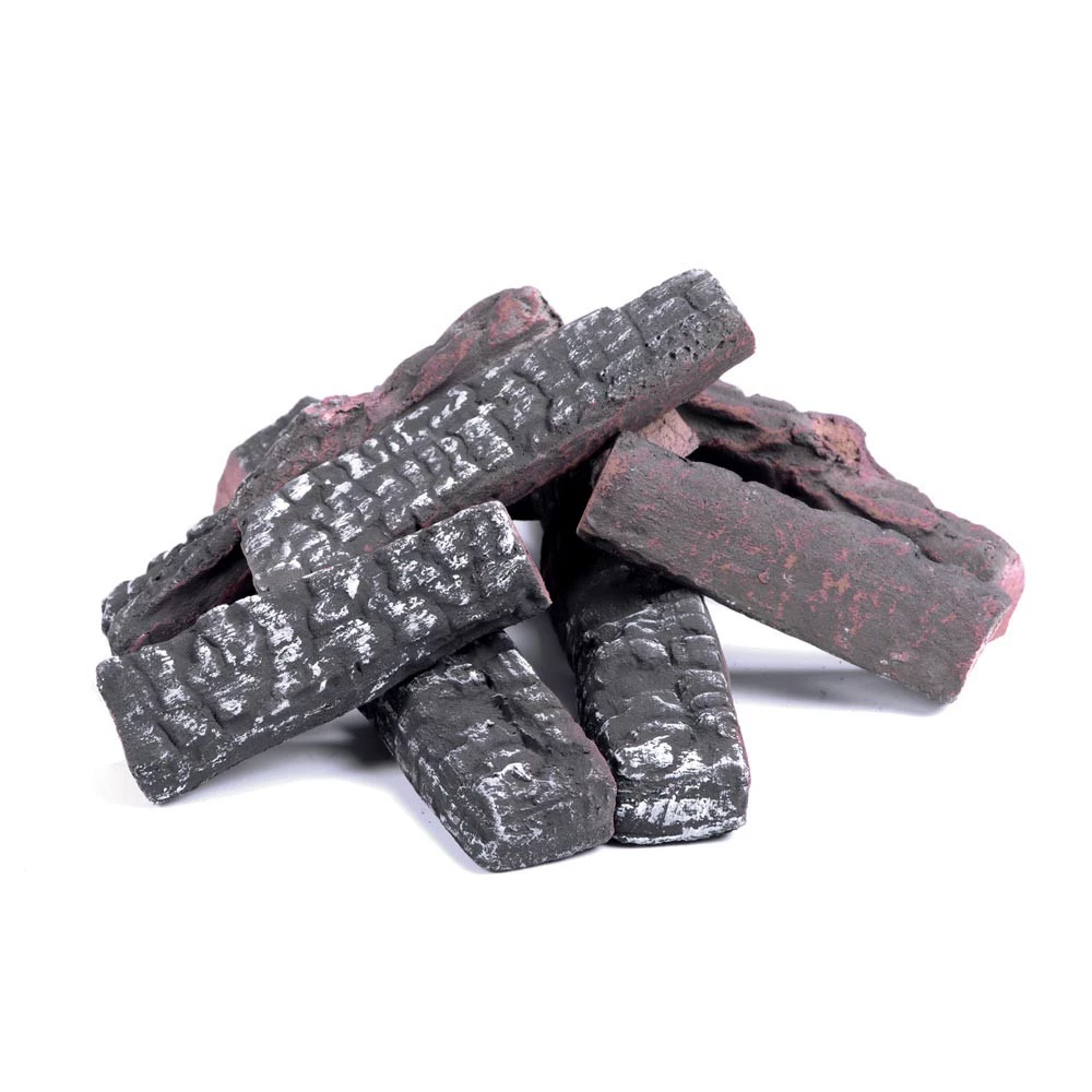 Keramisch hout - acht stuks | | Accessoires voor een bio-ethanol haard | Hout