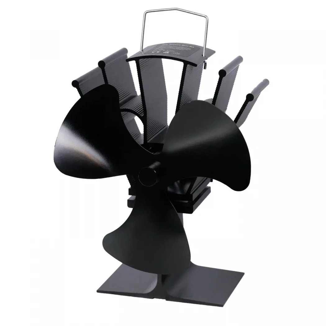 Zwarte warmt gedreven haardventilator – 3 bladen | | Accessoires voor een bio-ethanol haard | Zwart