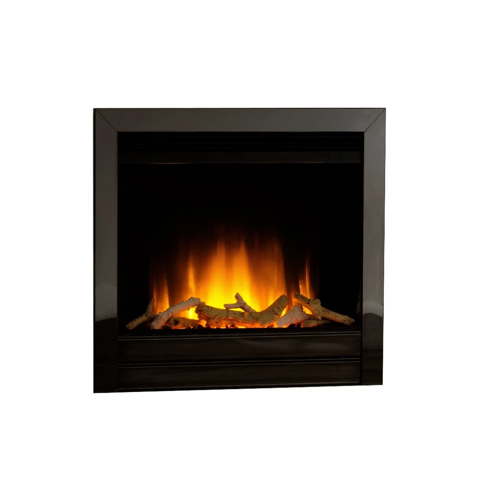 Arlo 64 cm - 22" | Flamerite Fires | Inzet voor bestaande open haard | Zilver , Zwart