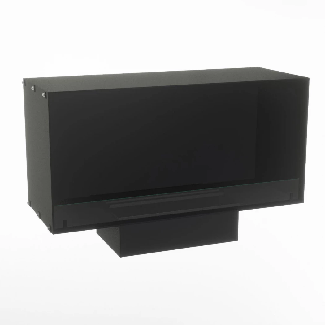 Foco One 1000 Myst | Foco | 1-zijdige Opti-myst inbouwhaard | Zwart