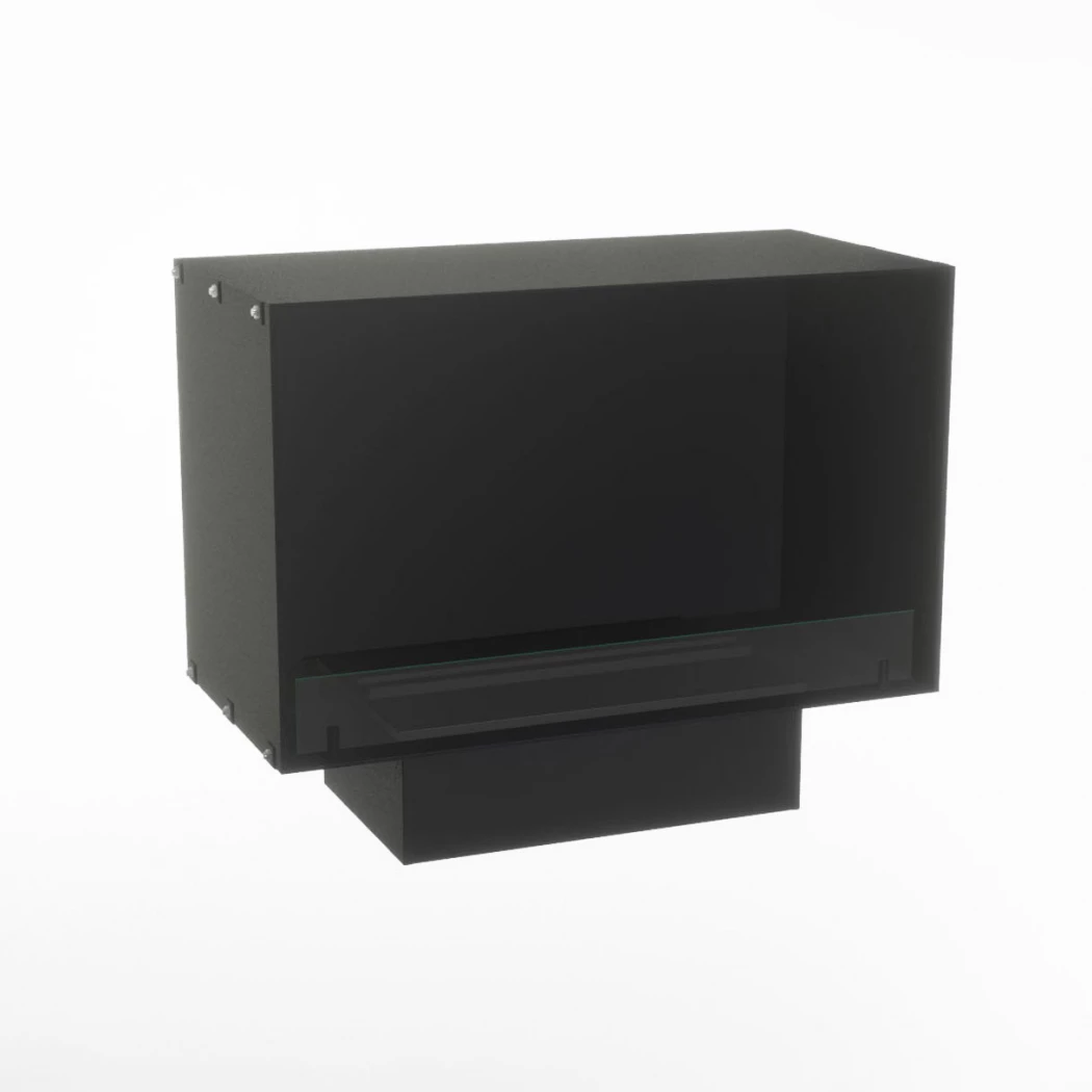 Foco One 500 Myst | Foco | 1-zijdige Opti-myst inbouwhaard | Zwart