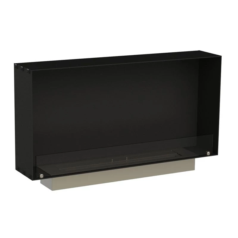 Foco One 1000 Slim | Foco | 1-zijdige inbouw bio-ethanol haard | Zwart