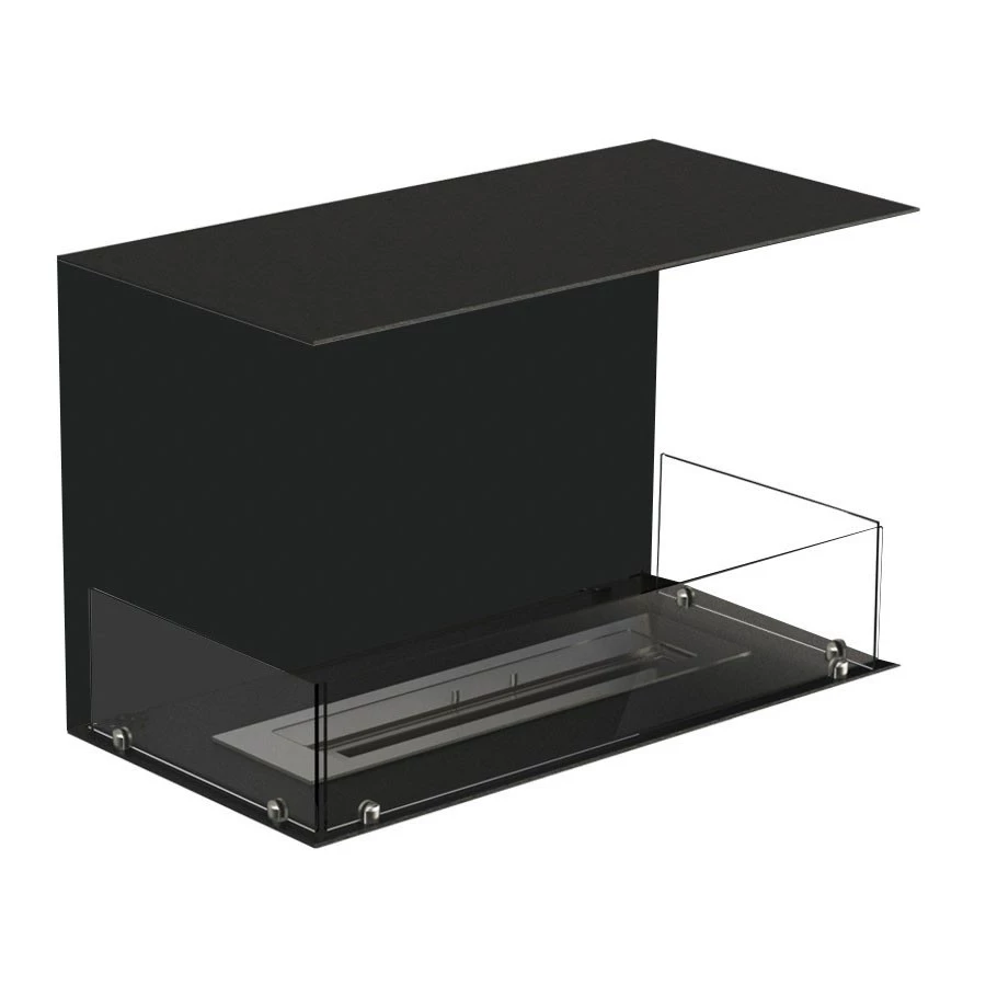 Foco Three 800 | Foco | 3-zijdige inbouw bio-ethanol haard | Zwart