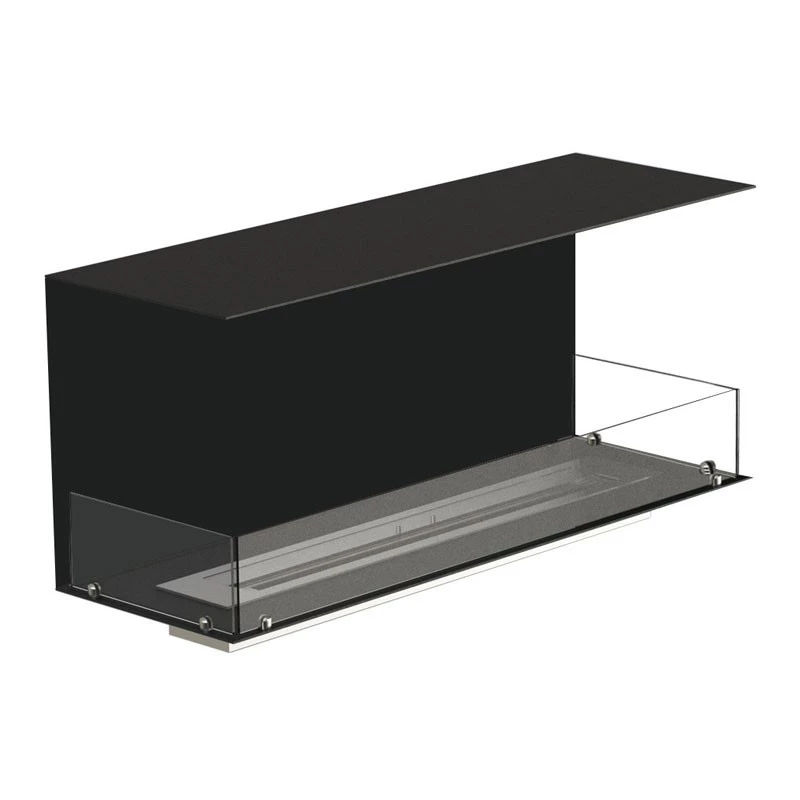 Foco Three 1200 | Foco | 3-zijdige inbouw bio-ethanol haard | Zwart