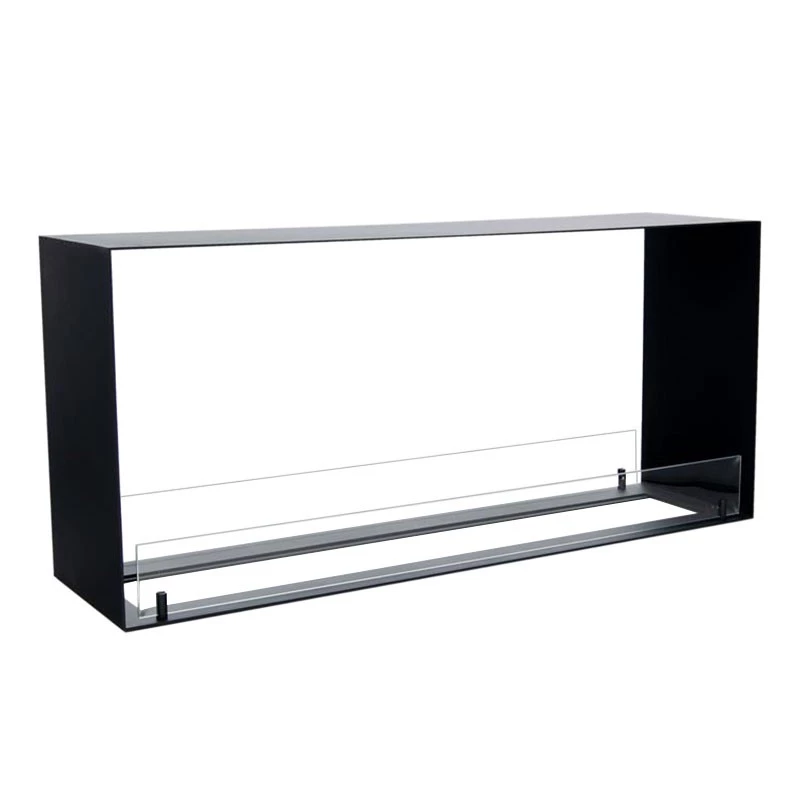 Foco Two 1100 Medium | Foco | 2-zijdige inbouw bio-ethanol haard | Zwart