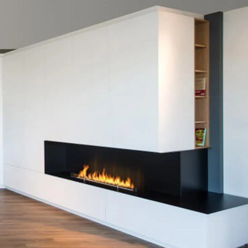 Forma 2700 Right Corner | Planika Fires | inbouwhaard | rechtse hoek | bioethanol haard