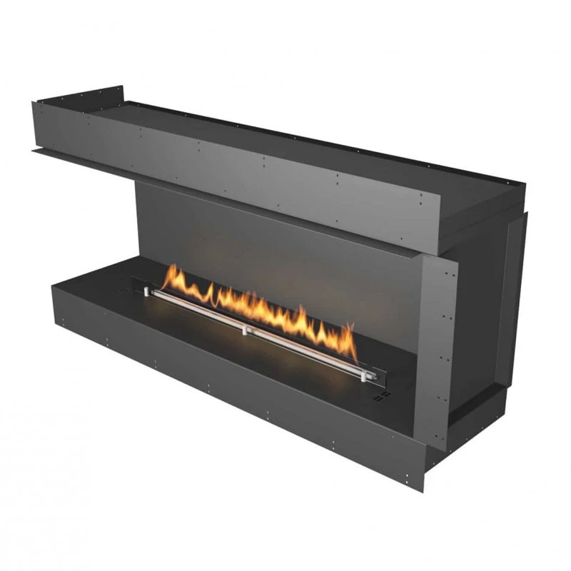 Forma 1500 Left Corner | Planika Fires | inbouwhaard | linkse hoek | bioethanol haard