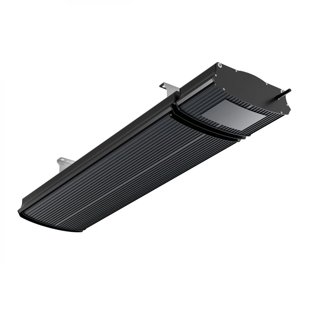 Heatbar Pro 1000 | Heation | Hangende elektrische terrasverwarmer , Muur-gemonteerde elektrische terrasverwarmer | Zwart