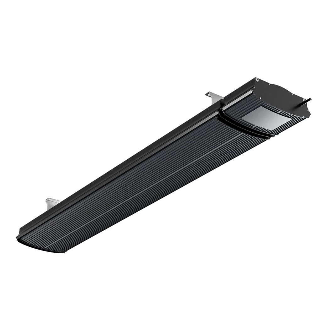 Heatbar Pro 1800 | Heation | Hangende elektrische terrasverwarmer , Muur-gemonteerde elektrische terrasverwarmer | Zwart