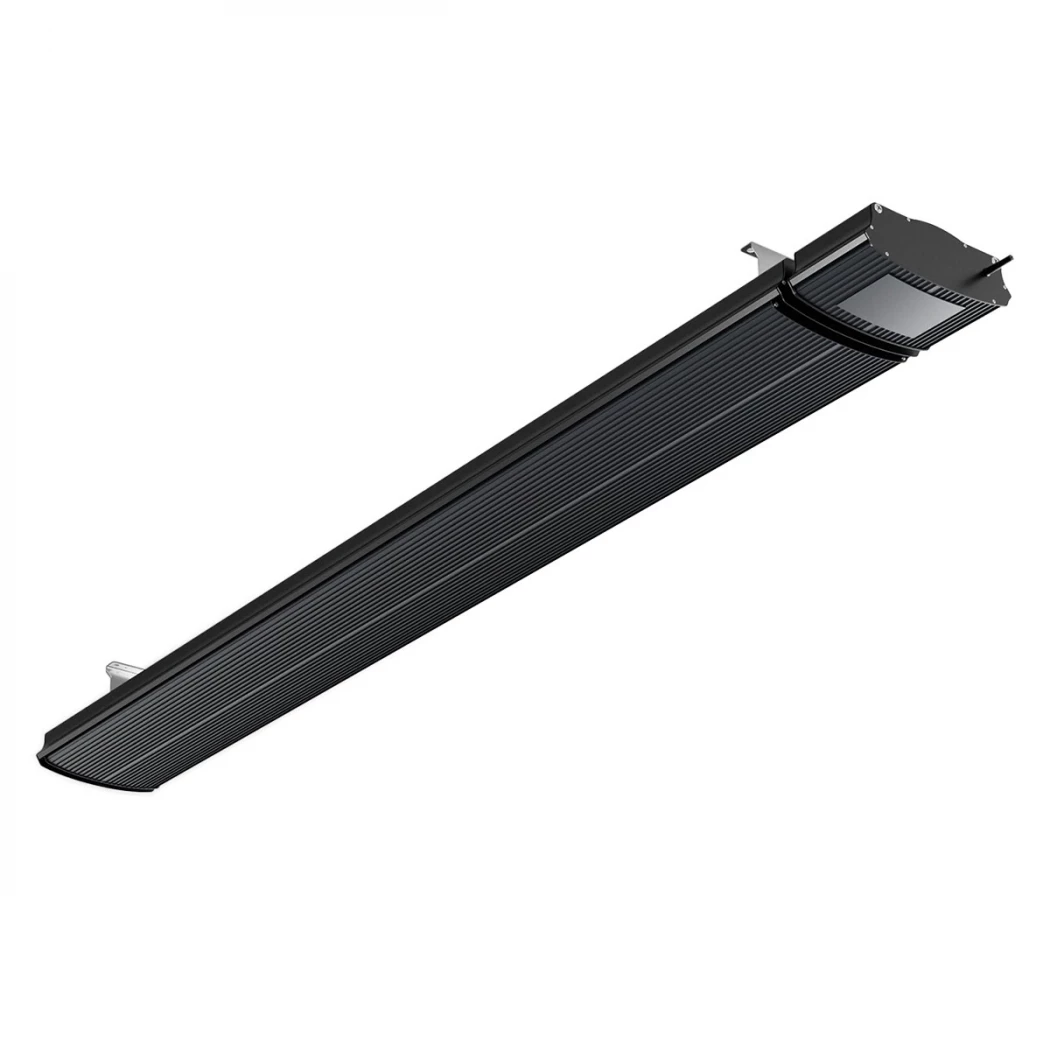 Heatbar Pro 2400 | Heation | Hangende elektrische terrasverwarmer , Muur-gemonteerde elektrische terrasverwarmer | Zwart