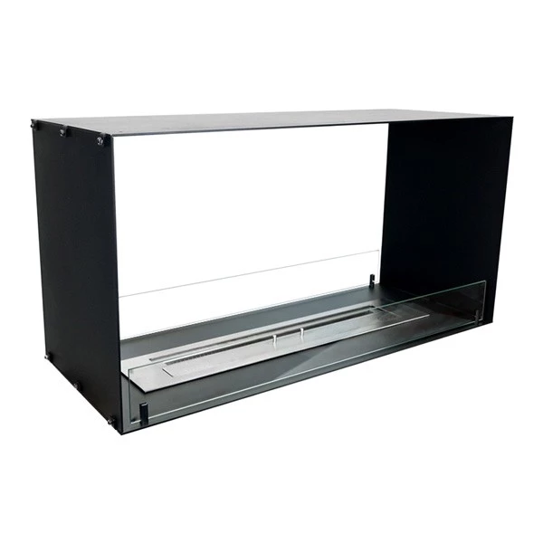 Foco Two 1000 | Foco | 2-zijdige inbouw bio-ethanol haard | Zwart