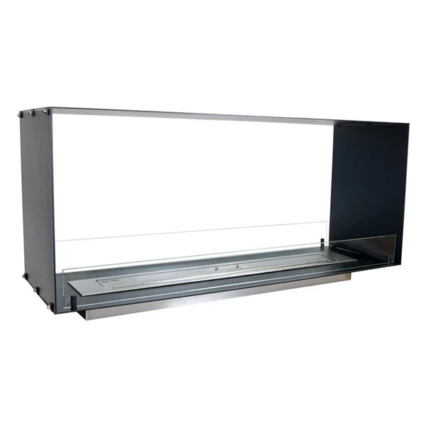 Foco Two 1200 | Foco | 2-zijdige inbouw bio-ethanol haard | Zwart
