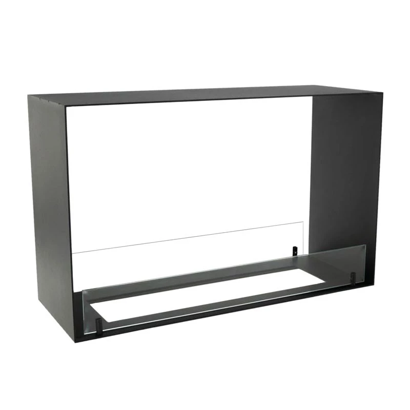 Foco Two 800 Medium | Foco | 2-zijdige inbouw bio-ethanol haard | Zwart
