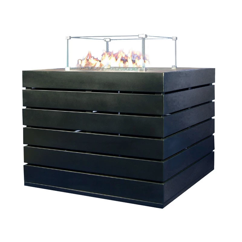 Muztag Madrid outdoor fire pit | Muztag | Buiten tafel gashaard | Zwart