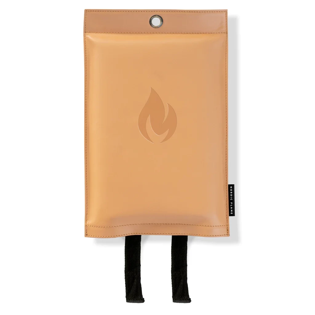 Blusdeken - Lichtbruin | Nordic Flame | Accessoires voor een bio-ethanol haard | Donker bruin