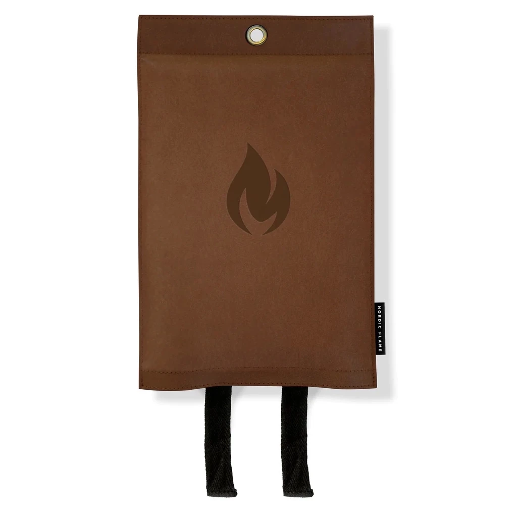 Blusdeken - Donkerbruin | Nordic Flame | Accessoires voor een bio-ethanol haard | Donker bruin