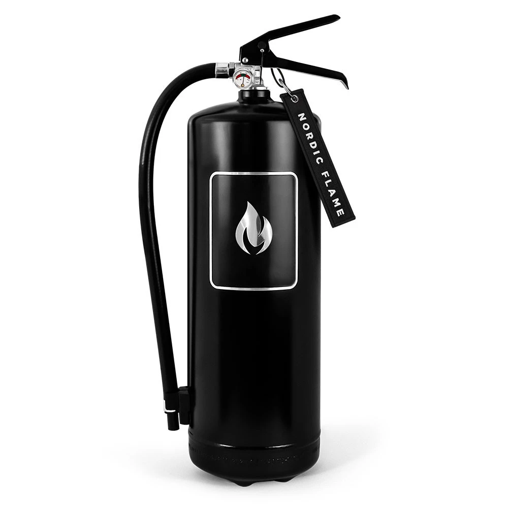 Zwarte brandblusser 6 kg - Classic | Nordic Flame | Accessoires voor een bio-ethanol haard | Zwart