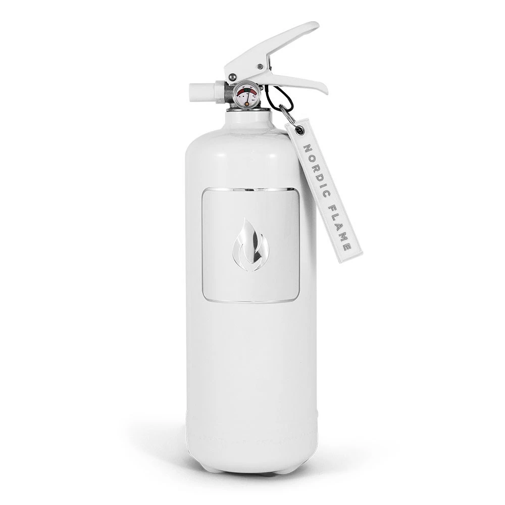 Witte brandblusser 2kg - Classic | Nordic Flame | Accessoires voor een bio-ethanol haard | Wit